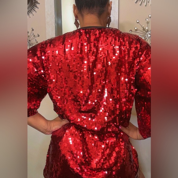 Sale‼️Atlanta falcons sequin dress - Picture 3 of 10